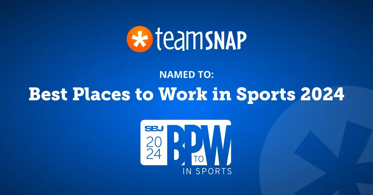 Featured image: TeamSnap Named to SBJ’s Best Places to Work in Sports in 2024